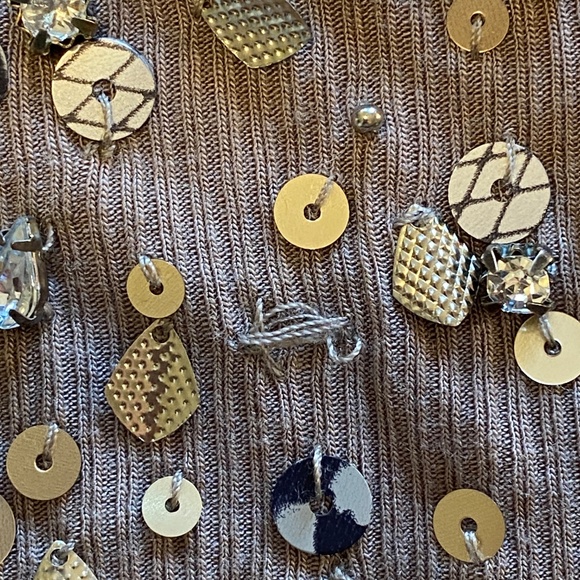 Guess Lightweight Ribbed Tank Top with Sequins - Picture 9 of 9